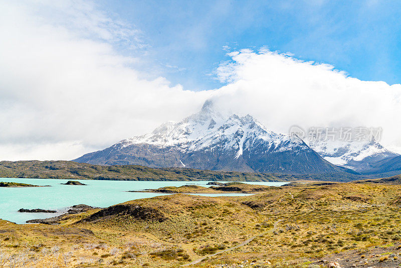 智利Torres del Paine国家公园徒步旅行的风景